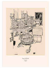Egon Schiele Packing Room Sketch - Art Print